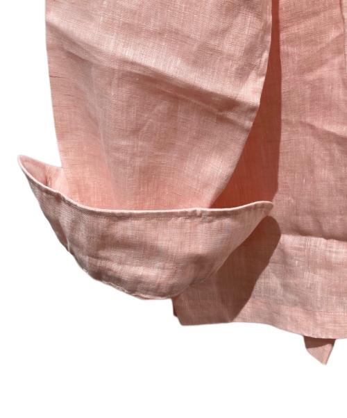 FAIRFAX（フェアファックス）FAIRFAX (フェアファックス) リネンプルオーバーシャツ ピンク サイズ:Lの古着・服飾アイテム