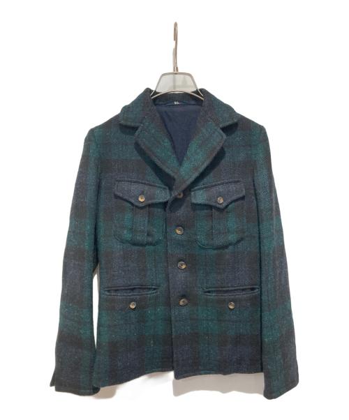 45R（フォーティファイブ・アール）45R (フォーティファイブ・アール) ウールツイードジャケット グリーン サイズ:1の古着・服飾アイテム