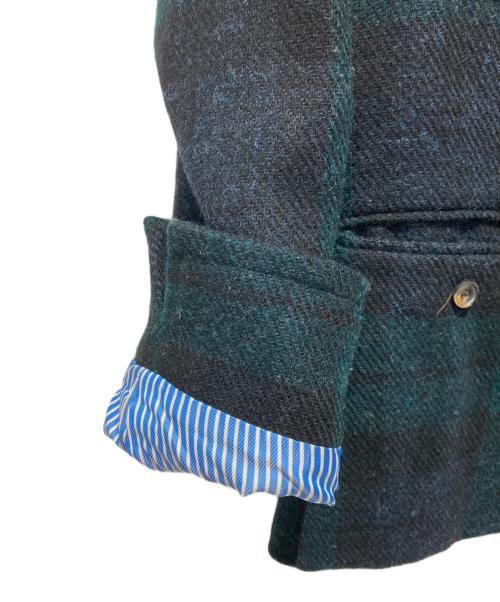 45R（フォーティファイブ・アール）45R (フォーティファイブ・アール) ウールツイードジャケット グリーン サイズ:1の古着・服飾アイテム