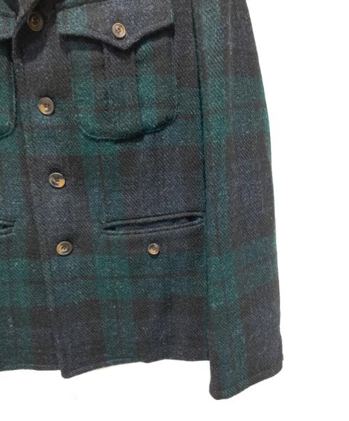 45R（フォーティファイブ・アール）45R (フォーティファイブ・アール) ウールツイードジャケット グリーン サイズ:1の古着・服飾アイテム