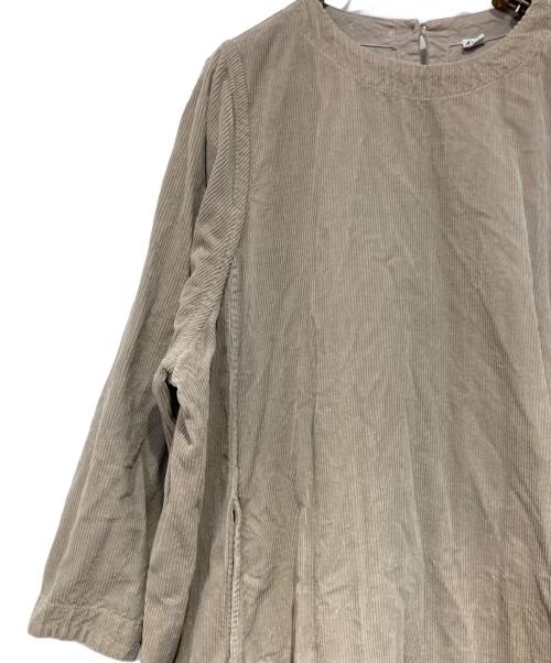 45R（フォーティファイブ・アール）45R (フォーティファイブ・アール) コーデュロイワンピース ベージュ サイズ:無しの古着・服飾アイテム