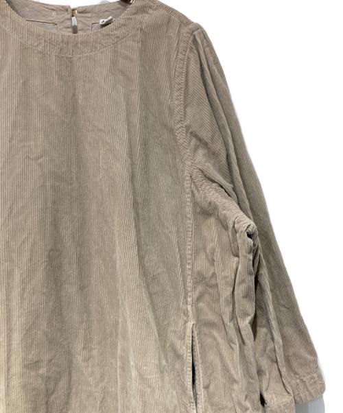45R（フォーティファイブ・アール）45R (フォーティファイブ・アール) コーデュロイワンピース ベージュ サイズ:無しの古着・服飾アイテム