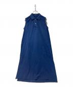 45Rフォーティファイブ・アール）の古着「ジンバカノコ ポロ ドレス ワンピース」｜ネイビー