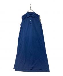 45R（フォーティファイブ・アール）の古着「ジンバカノコ ポロ ドレス ワンピース」｜ネイビー