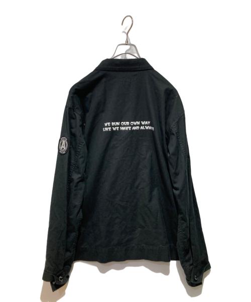 BLACK AND YELLOW（ブラックアンドイエロー）BLACK AND YELLOW (ブラックアンドイエロー) ANARCHY JACKET ブラック サイズ:Ｌの古着・服飾アイテム