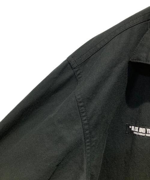 BLACK AND YELLOW（ブラックアンドイエロー）BLACK AND YELLOW (ブラックアンドイエロー) ANARCHY JACKET ブラック サイズ:Ｌの古着・服飾アイテム