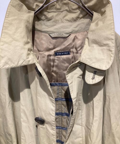 GIORGIO ARMANI（ジョルジオアルマーニ）GIORGIO ARMANI (ジョルジオアルマーニ) ステンカラーコート ベージュ サイズ:50の古着・服飾アイテム