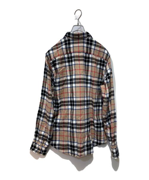 SUPREME（シュプリーム）Supreme (シュプリーム) TARTAN L/S FLANNEL SHIRT ベージュ サイズ:Mの古着・服飾アイテム