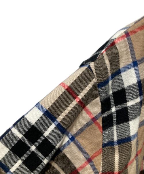 SUPREME（シュプリーム）Supreme (シュプリーム) TARTAN L/S FLANNEL SHIRT ベージュ サイズ:Mの古着・服飾アイテム