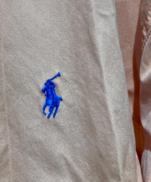 POLO RALPH LAUREN（ポロ・ラルフローレン）POLO RALPH LAUREN (ポロ・ラルフローレン) コットンフーデットジャケット ピンク サイズ:Ｌの古着・服飾アイテム