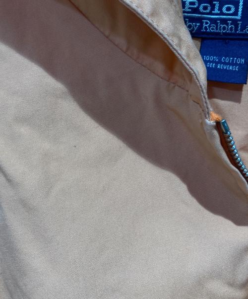 POLO RALPH LAUREN（ポロ・ラルフローレン）POLO RALPH LAUREN (ポロ・ラルフローレン) コットンフーデットジャケット ピンク サイズ:Ｌの古着・服飾アイテム
