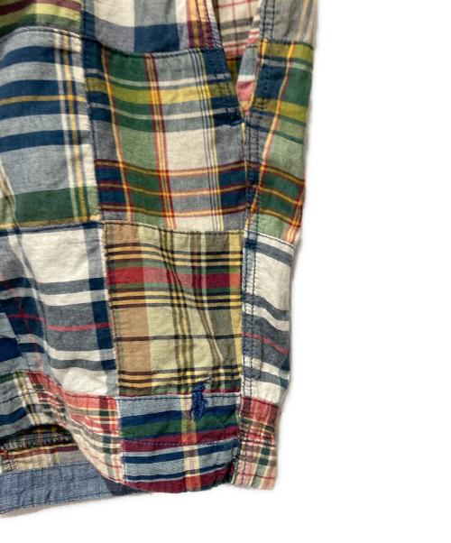 POLO RALPH LAUREN（ポロ・ラルフローレン）POLO RALPH LAUREN (ポロ・ラルフローレン) パッチワークハーフパンツ マルチカラー サイズ:Lの古着・服飾アイテム
