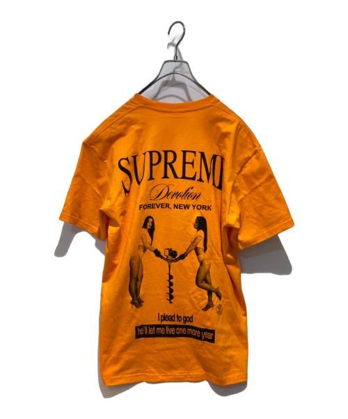 SUPREME（シュプリーム）Supreme (シュプリーム) Devotion Tee オレンジ サイズ:Mの古着・服飾アイテム