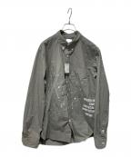 uniform experimentユニフォームエクスペリメント）の古着「ドリッピングシャツ」｜グレー