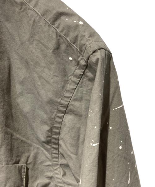 uniform experiment（ユニフォームエクスペリメント）uniform experiment (ユニフォームエクスペリメント) ドリッピングシャツ グレー サイズ:3の古着・服飾アイテム
