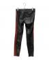FAITH CONNEXION (フェイスコネクション) サイドラインフェイクレザーロングパンツ ブラック サイズ:36：9000円