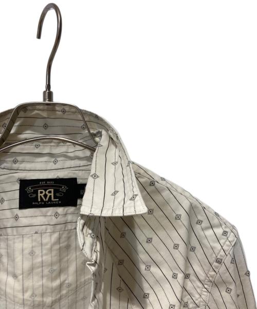 RRL（ダブルアールエル）RRL (ダブルアールエル) ストライプウエスタンシャツ ベージュ サイズ:XSの古着・服飾アイテム