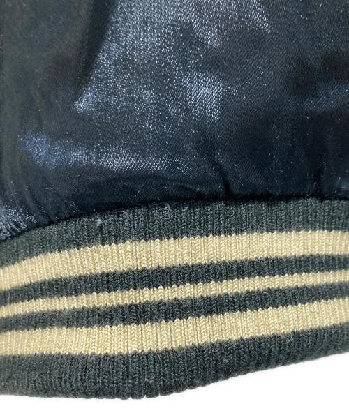 VANSON（バンソン）VANSON (バンソン) LOONEY TUNES (ルーニーチューンズ) コラボリバーシブルスカジャン ネイビー×ブラック サイズ:Ｌの古着・服飾アイテム