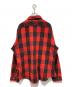 FIVE BROTHER (ファイブブラザー) バッファローチェックヘビネルシャツ レッド サイズ:L：13000円