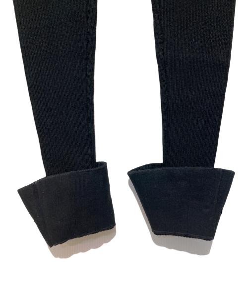 PRADA（プラダ）PRADA (プラダ) ニットリブパンツ ブラック サイズ:42の古着・服飾アイテム