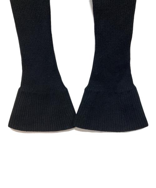 PRADA（プラダ）PRADA (プラダ) ニットリブパンツ ブラック サイズ:42の古着・服飾アイテム