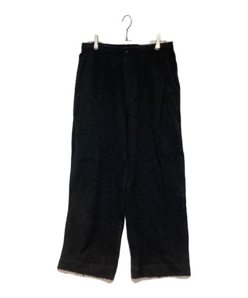 UNIVERSAL PRODUCTS.（ユニバーサルプロダクツ）UNIVERSAL PRODUCTS. (ユニバーサルプロダクツ) WOOL FLEECE PANTS ブラック サイズ:3の古着・服飾アイテム