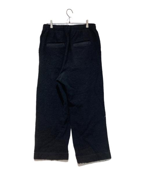 UNIVERSAL PRODUCTS.（ユニバーサルプロダクツ）UNIVERSAL PRODUCTS. (ユニバーサルプロダクツ) WOOL FLEECE PANTS ブラック サイズ:3の古着・服飾アイテム