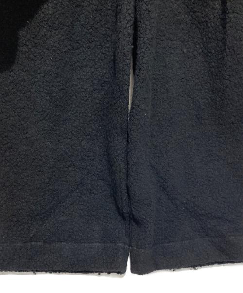 UNIVERSAL PRODUCTS.（ユニバーサルプロダクツ）UNIVERSAL PRODUCTS. (ユニバーサルプロダクツ) WOOL FLEECE PANTS ブラック サイズ:3の古着・服飾アイテム
