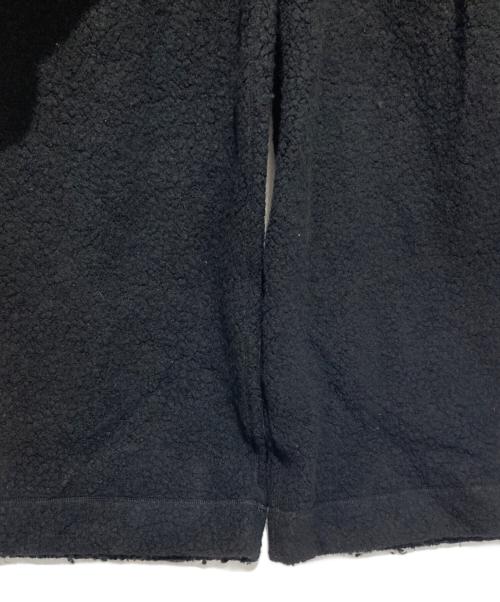 UNIVERSAL PRODUCTS.（ユニバーサルプロダクツ）UNIVERSAL PRODUCTS. (ユニバーサルプロダクツ) WOOL FLEECE PANTS ブラック サイズ:3の古着・服飾アイテム