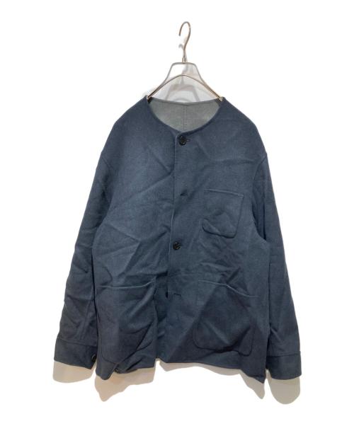 UNIVERSAL PRODUCTS.（ユニバーサルプロダクツ）UNIVERSAL PRODUCTS. (ユニバーサルプロダクツ) Wool REVER Jacket グレー サイズ:3の古着・服飾アイテム