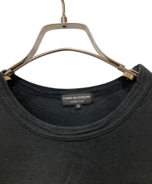 COMME des GARCONS HOMME PLUS（コムデギャルソンオムプリュス）COMME des GARCONS HOMME PLUS (コムデギャルソンオムプリュス) スカルボーダーカットソー ブラック×ホワイト サイズ:Mの古着・服飾アイテム