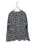 BLACK COMME des GARCONS (ブラックコムデギャルソン) ボーダー×ドットカットソー ネイビー×ホワイト サイズ:L：10000円