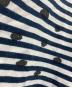 中古・古着 BLACK COMME des GARCONS (ブラックコムデギャルソン) ボーダー×ドットカットソー ネイビー×ホワイト サイズ:L：10000円