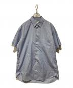 COMME des GARCONS SHIRTコムデギャルソンシャツ）の古着「S/Sストライプシャツ」｜ブルー×ホワイト