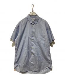 COMME des GARCONS SHIRT（コムデギャルソンシャツ）の古着「S/Sストライプシャツ」｜ブルー×ホワイト