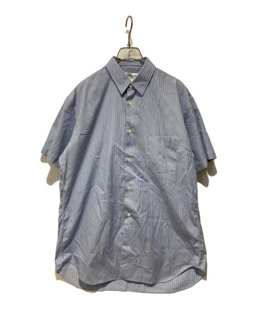 COMME des GARCONS SHIRT（コムデギャルソンシャツ）COMME des GARCONS SHIRT (コムデギャルソンシャツ) S/Sストライプシャツ ブルー×ホワイト サイズ:Mの古着・服飾アイテム