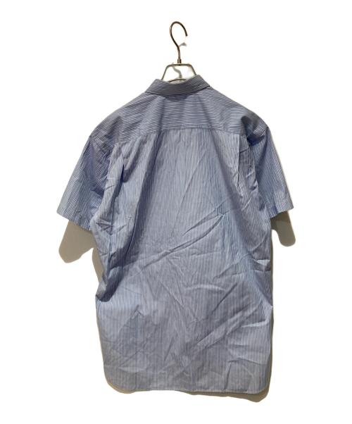 COMME des GARCONS SHIRT（コムデギャルソンシャツ）COMME des GARCONS SHIRT (コムデギャルソンシャツ) S/Sストライプシャツ ブルー×ホワイト サイズ:Mの古着・服飾アイテム