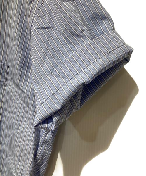 COMME des GARCONS SHIRT（コムデギャルソンシャツ）COMME des GARCONS SHIRT (コムデギャルソンシャツ) S/Sストライプシャツ ブルー×ホワイト サイズ:Mの古着・服飾アイテム