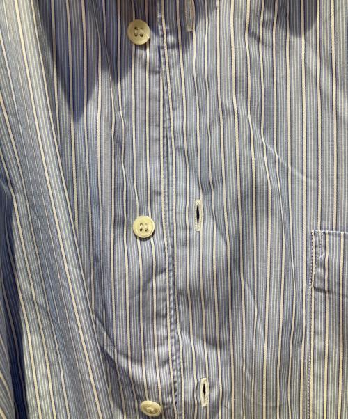 COMME des GARCONS SHIRT（コムデギャルソンシャツ）COMME des GARCONS SHIRT (コムデギャルソンシャツ) S/Sストライプシャツ ブルー×ホワイト サイズ:Mの古着・服飾アイテム