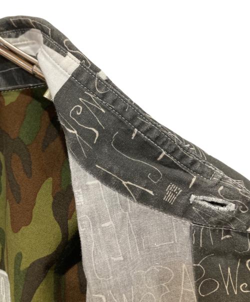 COMME des GARCONS SHIRT（コムデギャルソンシャツ）COMME des GARCONS SHIRT (コムデギャルソンシャツ) 総柄シャツ ブラック×ホワイト サイズ:Mの古着・服飾アイテム