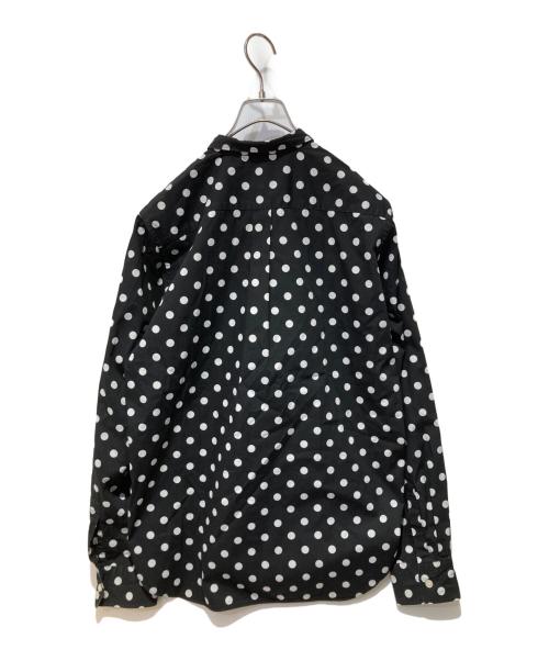 BLACK COMME des GARCONS（ブラックコムデギャルソン）BLACK COMME des GARCONS (ブラックコムデギャルソン) チェックポケットドットシャツ ブラック×ホワイト サイズ:Ｌの古着・服飾アイテム
