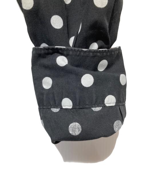 BLACK COMME des GARCONS（ブラックコムデギャルソン）BLACK COMME des GARCONS (ブラックコムデギャルソン) チェックポケットドットシャツ ブラック×ホワイト サイズ:Ｌの古着・服飾アイテム