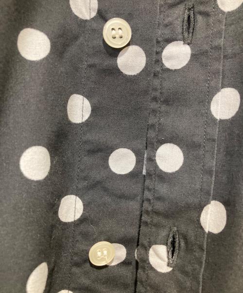 BLACK COMME des GARCONS（ブラックコムデギャルソン）BLACK COMME des GARCONS (ブラックコムデギャルソン) チェックポケットドットシャツ ブラック×ホワイト サイズ:Ｌの古着・服飾アイテム