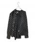 中古・古着 BLACK COMME des GARCONS (ブラックコムデギャルソン) チェックポケットドットシャツ ブラック×ホワイト サイズ:Ｌ：12000円