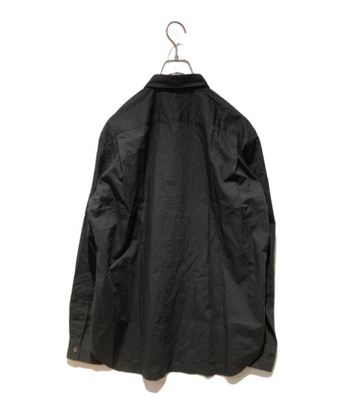 COMME des GARCONS HOMME PLUS（コムデギャルソンオムプリュス）COMME des GARCONS HOMME PLUS (コムデギャルソンオムプリュス) パッチワークシャツ レッド×ブラック サイズ:Mの古着・服飾アイテム