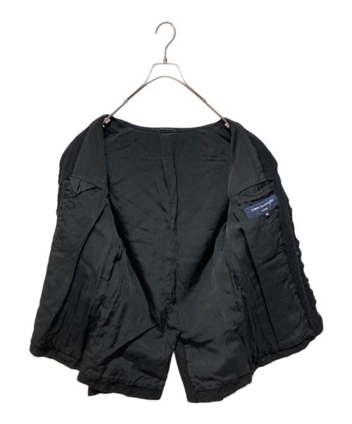 COMME des GARCONS HOMME（コムデギャルソン オム）COMME des GARCONS HOMME (コムデギャルソン オム) 09AW 縮絨3Bテーラードジャケット ブラック サイズ:Mの古着・服飾アイテム