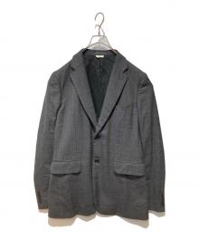 COMME des GARCONS HOMME DEUX（コムデギャルソン オム ドゥ）の古着「チェックテーラードジャケット」｜グレー
