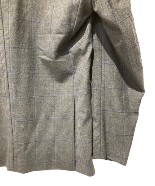 COMME des GARCONS HOMME DEUX（コムデギャルソン オム ドゥ）COMME des GARCONS HOMME DEUX (コムデギャルソン オム ドゥ) チェックテーラードジャケット グレー サイズ:Mの古着・服飾アイテム
