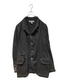 COMME des GARCONS SHIRT（コムデギャルソンシャツ）の古着「ステッチワークジャケット」｜ブラック