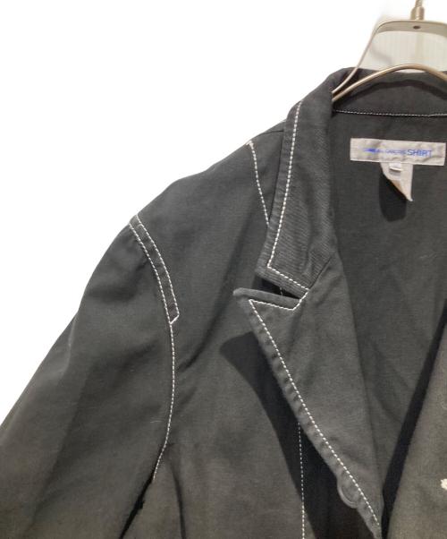 COMME des GARCONS SHIRT（コムデギャルソンシャツ）COMME des GARCONS SHIRT (コムデギャルソンシャツ) ステッチワークジャケット ブラック サイズ:Mの古着・服飾アイテム
